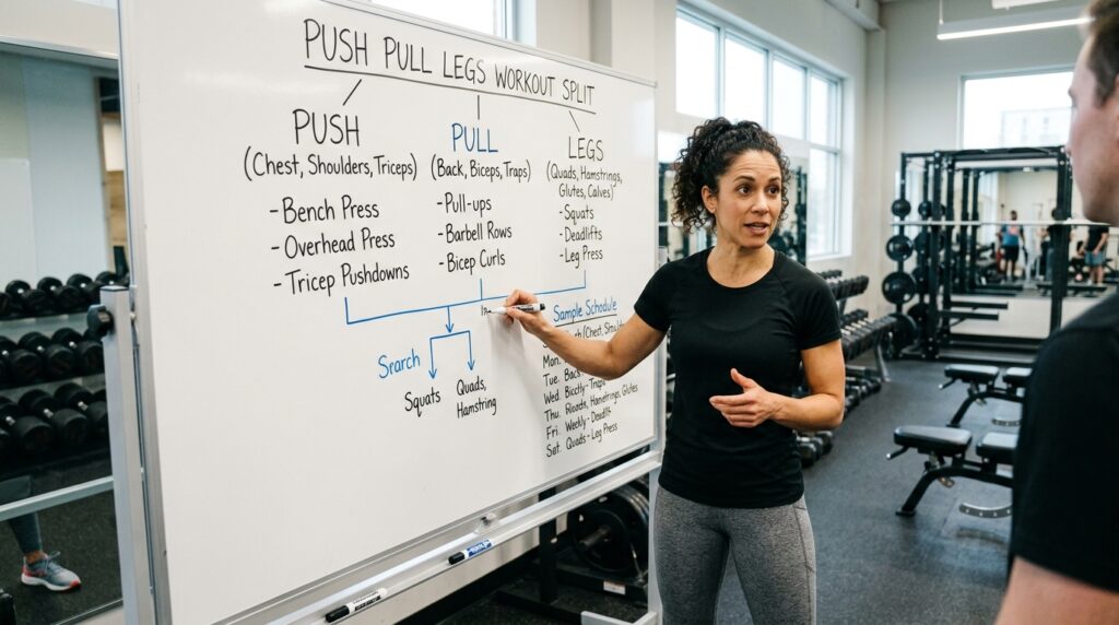 muscle building training system push pull legs workout